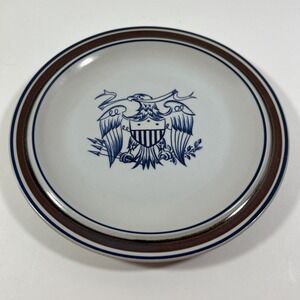Vtg‎ Salem Stoneware Georgetown Eagle Shield Dinner Plate 10 Inch
